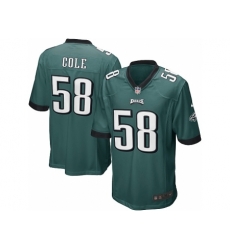 Nike Philadelphia Eagles 58 Trent Cole green Game NFL Jersey Nike Philadelphia Eagles 58 Trent Cole green Game NFL Jersey