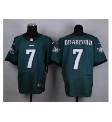 Nike Philadelphia Eagles 7 Sam Bradford Midnight Green Elite NFL Jersey Nike Philadelphia Eagles 7 Sam Bradford Midnight Green Elite NFL Jersey