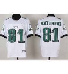 Nike Philadelphia Eagles 81 Jordan Matthews White Elite NFL Jersey Nike Philadelphia Eagles 81 Jordan Matthews White Elite NFL Jersey