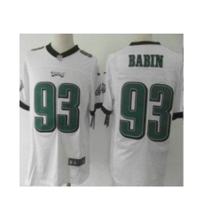 Nike Philadelphia Eagles 93 Jason Babin White Elite NFL Jersey Nike Philadelphia Eagles 93 Jason Babin White Elite NFL Jersey
