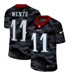 Philadelphia Eagles 11 Carson Wentz Men Nike 2020 Black CAMO Vapor Untouchable Limited Stitched NFL Jersey Philadelphia Eagles 11 Carson Wentz Men Nike 2020 Black CAMO Vapor Untouchable Limited Stitched NFL Jersey