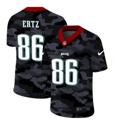 Philadelphia Eagles 86 Zach Ertz Men Nike 2020 Black CAMO Vapor Untouchable Limited Stitched NFL Jersey Philadelphia Eagles 86 Zach Ertz Men Nike 2020 Black CAMO Vapor Untouchable Limited Stitched NFL Jersey