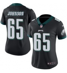 Nike Eagles #65 Lane Johnson Black Womens Stitched NFL Limited Rush Jersey Nike Eagles #65 Lane Johnson Black Womens Stitched NFL Limited Rush Jersey