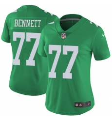 Nike Eagles #77 Michael Bennett Green Womens Stitched NFL Limited Rush Jersey Nike Eagles #77 Michael Bennett Green Womens Stitched NFL Limited Rush Jersey