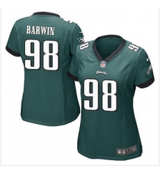 Women NEW Eagles #98 Connor Barwin Midnight Green Team Color Stitched NFL New Elite Jersey Women NEW Eagles #98 Connor Barwin Midnight Green Team Color Stitched NFL New Elite Jersey