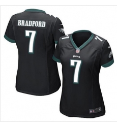 Women New Eagles #7 Sam Bradford Black Alternate Stitched NFL New Elite Jersey Women New Eagles #7 Sam Bradford Black Alternate Stitched NFL New Elite Jersey