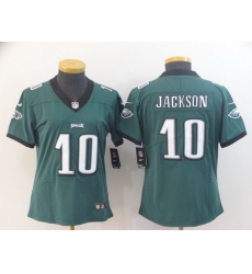 Women Nike Eagles 10 DeSean Jackson Green Vapor Untouchable Limited Jersey Women Nike Eagles 10 DeSean Jackson Green Vapor Untouchable Limited Jersey