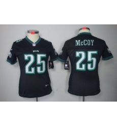 Women Nike Philadelphia Eagles #25 LeSean McCoy Black Color Limited Jerseys Women Nike Philadelphia Eagles #25 LeSean McCoy Black Color Limited Jerseys