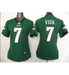 Women Nike Philadelphia Eagles 7# Michael Vick Green Jersey Women Nike Philadelphia Eagles 7# Michael Vick Green Jersey