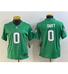Women Philadelphia Eagles 0 D u2019andre Swift Green 2023 F U S E Stitched Football Jersey Run Small Women Philadelphia Eagles 0 D u2019andre Swift Green 2023 F U S E Stitched Football Jersey Run Small