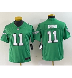 Women Philadelphia Eagles 11 A J Brown Green 2023 F U S E Stitched Football Jersey Run Small Women Philadelphia Eagles 11 A J Brown Green 2023 F U S E Stitched Football Jersey Run Small