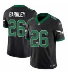 Women Philadelphia Eagles 26 Saquon Barkley Black 2023 F U S E Vapor Untouchable Throwback Stitched Football Jersey Women Philadelphia Eagles 26 Saquon Barkley Black 2023 F U S E Vapor Untouchable Throwback Stitched Football Jersey
