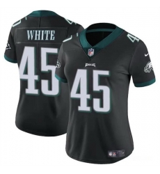 Women Philadelphia Eagles 45 Devin White Black Vapor Untouchable Limited Stitched Football Jersey Women Philadelphia Eagles 45 Devin White Black Vapor Untouchable Limited Stitched Football Jersey