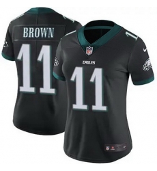 Women Philadelphia Eagles A.J. Brown #11 Black F U S E Stitched NFL Jersey Women Philadelphia Eagles A.J. Brown #11 Black F U S E Stitched NFL Jersey