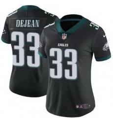 Women Philadelphia Eagles Cooper DeJean #33 Black F U S E Stitched NFL Jersey Women Philadelphia Eagles Cooper DeJean #33 Black F U S E Stitched NFL Jersey