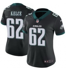 Women Philadelphia Eagles Jason Kelce #62 Black F U S E Stitched NFL Jersey Women Philadelphia Eagles Jason Kelce #62 Black F U S E Stitched NFL Jersey