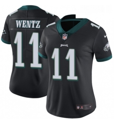 Womens Nike Philadelphia Eagles 11 Carson Wentz Black Alternate Vapor Untouchable Limited Player NFL Jersey Womens Nike Philadelphia Eagles 11 Carson Wentz Black Alternate Vapor Untouchable Limited Player NFL Jersey