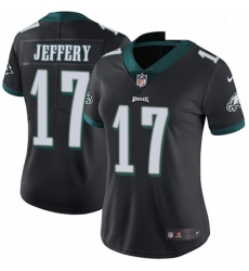 Womens Nike Philadelphia Eagles 17 Alshon Jeffery Black Alternate Vapor Untouchable Limited Player NFL Jersey Womens Nike Philadelphia Eagles 17 Alshon Jeffery Black Alternate Vapor Untouchable Limited Player NFL Jersey