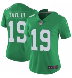 Womens Nike Philadelphia Eagles 19 Golden Tate III Limited Green Rush Vapor Untouchable NFL Jerse Womens Nike Philadelphia Eagles 19 Golden Tate III Limited Green Rush Vapor Untouchable NFL Jerse