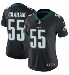 Women's Nike Philadelphia Eagles #55 Brandon Graham Black Alternate Vapor Untouchable Limited Player NFL Jersey Women's Nike Philadelphia Eagles #55 Brandon Graham Black Alternate Vapor Untouchable Limited Player NFL Jersey