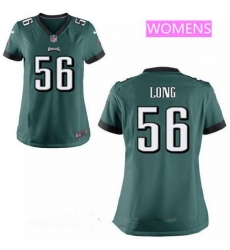 Womens Philadelphia Eagles #56 Chris Long Midnight Green Team Color Stitched NFL Nike Jersey Womens Philadelphia Eagles #56 Chris Long Midnight Green Team Color Stitched NFL Nike Jersey