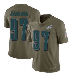 Eagles 97 Malik Jackson Olive Youth Stitched Football Limited 2017 Salute to Service Jersey Eagles 97 Malik Jackson Olive Youth Stitched Football Limited 2017 Salute to Service Jersey