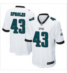 Youth NEW Eagles #43 Darren Sproles White Stitched NFL New Elite Jersey Youth NEW Eagles #43 Darren Sproles White Stitched NFL New Elite Jersey