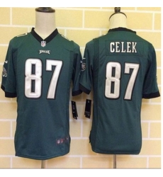 Youth New Philadelphia Eagles #87 Brent Celek Midnight Green Team Color Stitched NFL New Elite jersey Youth New Philadelphia Eagles #87 Brent Celek Midnight Green Team Color Stitched NFL New Elite jersey