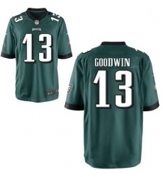 Youth Nike Eagles 13 Marquise Goodwin Green Vapor Limited Stitched NFL Jersey Youth Nike Eagles 13 Marquise Goodwin Green Vapor Limited Stitched NFL Jersey