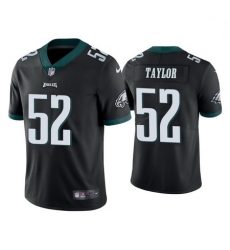 Youth Nike Eagles 52 Davion Taylor Black Vapor Limited NFL Stitched Jersey Youth Nike Eagles 52 Davion Taylor Black Vapor Limited NFL Stitched Jersey