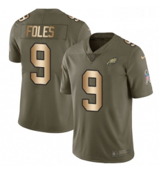 Youth Nike Philadelphia Eagles 9 Nick Foles Limited OliveGold 2017 Salute to Service NFL Jersey Youth Nike Philadelphia Eagles 9 Nick Foles Limited OliveGold 2017 Salute to Service NFL Jersey