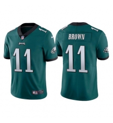 Youth Philadelphia Eagles 11 A J Brown Green Vapor Untouchable Limited Stitched Football Jersey Youth Philadelphia Eagles 11 A J Brown Green Vapor Untouchable Limited Stitched Football Jersey