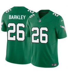 Youth Philadelphia Eagles 26 Saquon Barkley Green 2023 F U S E Vapor Untouchable Limited Throwback Stitched Football Jersey Youth Philadelphia Eagles 26 Saquon Barkley Green 2023 F U S E Vapor Untouchable Limited Throwback Stitched Football Jersey