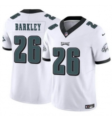 Youth Philadelphia Eagles 26 Saquon Barkley White 2023 F U S E Vapor Untouchable Limited Stitched Football Jersey Youth Philadelphia Eagles 26 Saquon Barkley White 2023 F U S E Vapor Untouchable Limited Stitched Football Jersey