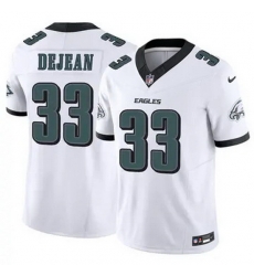 Youth Philadelphia Eagles Cooper DeJean #33 White F U S E Stitched NFL Jersey Youth Philadelphia Eagles Cooper DeJean #33 White F U S E Stitched NFL Jersey