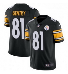 Men Nike 81 Zach Gentry Pittsburgh Steelers Limited Black Team Color Vapor Untouchable Jersey Men Nike 81 Zach Gentry Pittsburgh Steelers Limited Black Team Color Vapor Untouchable Jersey