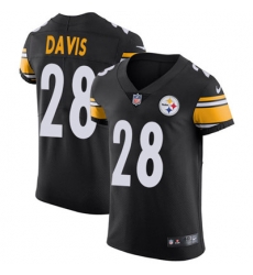 Men Nike Steelers #28 Sean Davis Black Team Color Stitched NFL Vapor Untouchable Elite Jersey Men Nike Steelers #28 Sean Davis Black Team Color Stitched NFL Vapor Untouchable Elite Jersey
