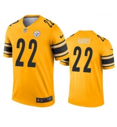 Men Pittsburgh Steelers 22 Najee Harris Legend Gold Inverted Jersey Men Pittsburgh Steelers 22 Najee Harris Legend Gold Inverted Jersey
