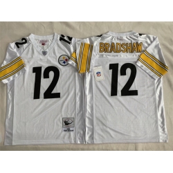 Men Pittsburgh Steelers 26 Rod Woodson Black Stitched Football Jersey