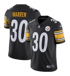 Men Pittsburgh Steelers 30 Jaylen Warren Black Vapor Untouchable Limited Stitched Jersey Men Pittsburgh Steelers 30 Jaylen Warren Black Vapor Untouchable Limited Stitched Jersey