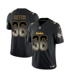Men Pittsburgh Steelers 36 Jerome Bettis Black 2023 F U S E Smoke Vapor Untouchable Limited Stitched Jersey Men Pittsburgh Steelers 36 Jerome Bettis Black 2023 F U S E Smoke Vapor Untouchable Limited Stitched Jersey