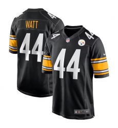 Men Pittsburgh Steelers 44 Derek Watt Black Stitched Game Jersey Men Pittsburgh Steelers 44 Derek Watt Black Stitched Game Jersey