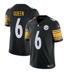 Men Pittsburgh Steelers 6 Patrick Queen Black Vapor Untouchable Limited Football Stitched Jersey Men Pittsburgh Steelers 6 Patrick Queen Black Vapor Untouchable Limited Football Stitched Jersey