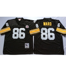 Men Pittsburgh Steelers 86 Hines Ward Black M&N Throwback Jersey Men Pittsburgh Steelers 86 Hines Ward Black M&N Throwback Jersey