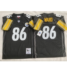 Men Pittsburgh Steelers 86 Hines Ward Black Stitched Football Jersey Men Pittsburgh Steelers 86 Hines Ward Black Stitched Football Jersey