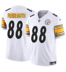 Men Pittsburgh Steelers 88 Pat Freiermuth White 2024 F U S E Alternate Vapor Untouchable Limited Stitched Jersey Men Pittsburgh Steelers 88 Pat Freiermuth White 2024 F U S E Alternate Vapor Untouchable Limited Stitched Jersey