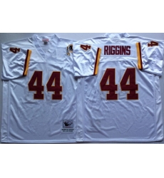 Men Redskins 44 John Riggins White M&N Throwback Jersey Men Redskins 44 John Riggins White M&N Throwback Jersey