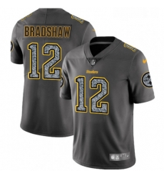 Mens Nike Pittsburgh Steelers 12 Terry Bradshaw Gray Static Vapor Untouchable Limited NFL Jersey Mens Nike Pittsburgh Steelers 12 Terry Bradshaw Gray Static Vapor Untouchable Limited NFL Jersey