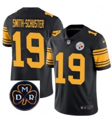 Mens Nike Pittsburgh Steelers 19 JuJu Smith Schuster Limited Black Rush Vapor Untouchable NFL MDR Patch Jersey Mens Nike Pittsburgh Steelers 19 JuJu Smith Schuster Limited Black Rush Vapor Untouchable NFL MDR Patch Jersey