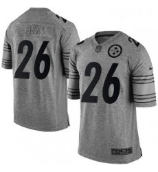 Mens Nike Pittsburgh Steelers 26 LeVeon Bell Limited Gray Gridiron NFL Jersey Mens Nike Pittsburgh Steelers 26 LeVeon Bell Limited Gray Gridiron NFL Jersey